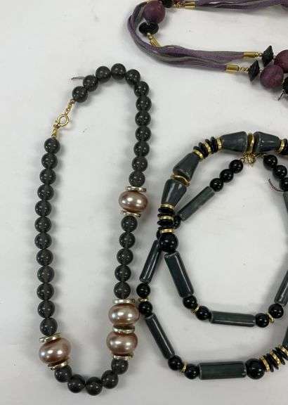 Five  Costume Jewelry Necklace