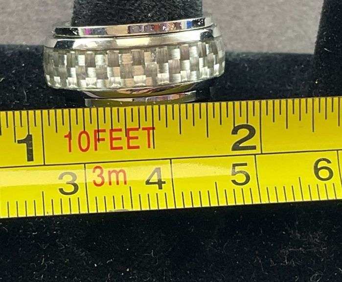 Stainless spinner ring size 6.75