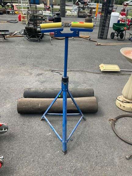 Adjustable Roller Stand with Tripod Base