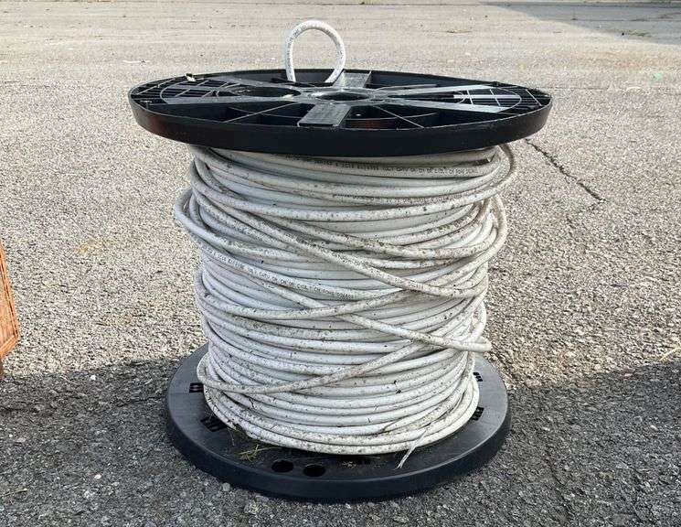 Plastic Spool of Coated Cable