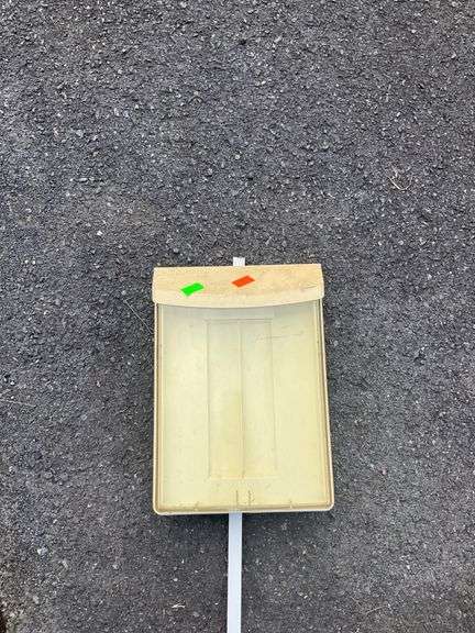Free-Standing Memo/Newsletter Holder with Clear Front, 48” H