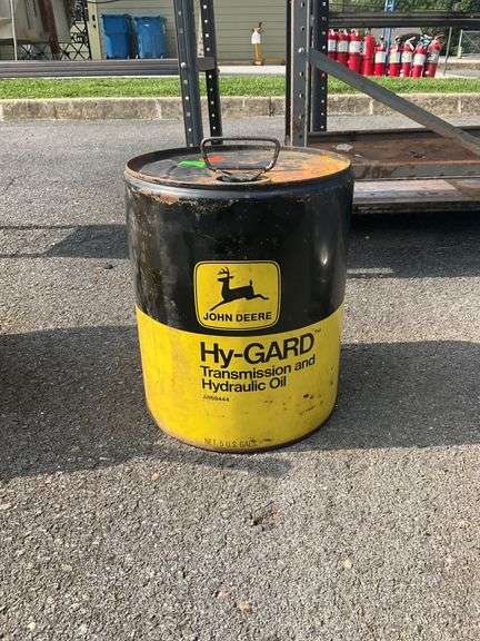 John Deere Hy-Gard Transmission and Hydraulic Oil Advertising Tin