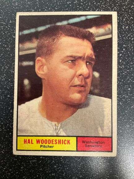 1961 Topps Hal Woodeshick Baseball Card #397