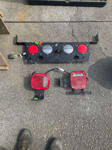 Vehicle Rear Light Assembly with Wiring Harness