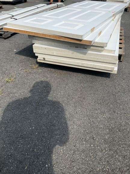 Pallet of Ten Six-Panel Interior Doors, 80″Hx32″W Each