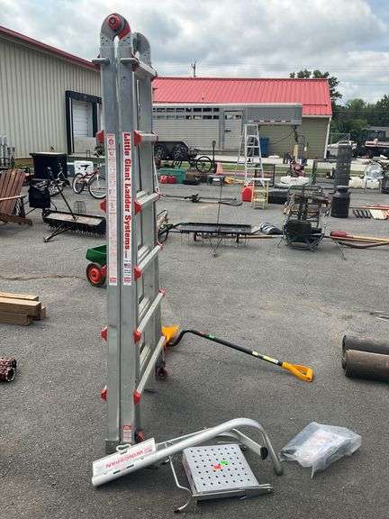 Little Giant Adjustable Multi-Position Ladder System with Accessories