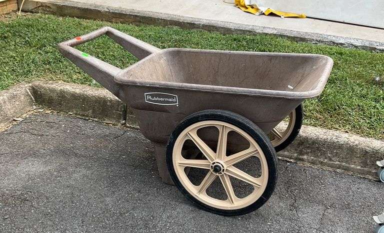 Rubbermaid Dump Cart with Large Wheels
