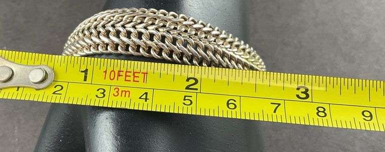 Milor Silver Bracelet Made In Italy 25.4 grams Sterling Silver size 7"