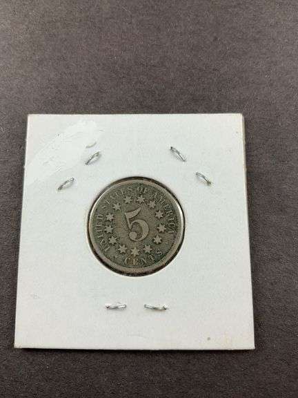 1868 shield nickel