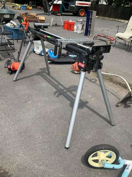 Ryobi Adjustable Miter Saw Stand with Steel Construction