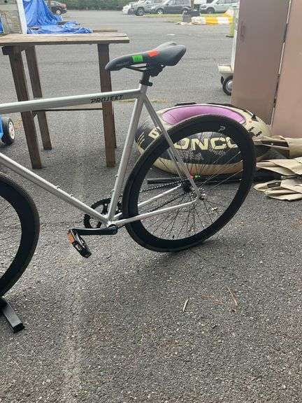 Projekt Fixie Single-Speed Bike with Aluminum Frame and Drop Handlebars