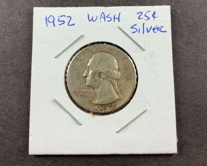 1952 Washington quarter