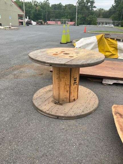 Wooden Spool, 36” Diameter x 25” Height