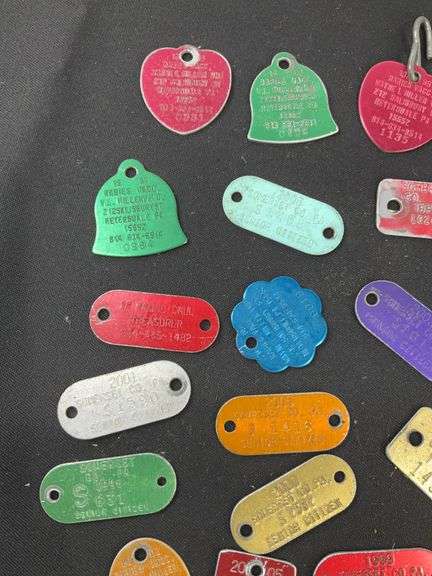 22 pet license tags