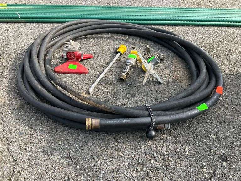 Garden Hose With Assorted Sprinkler Accessories