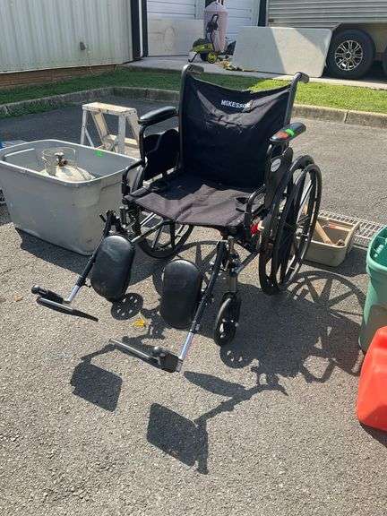 McKesson Cruiser III Manual Wheelchair with Leg Rests