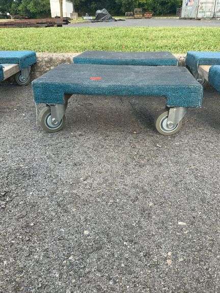 Padded Floor Dolly with Casters, 32” x 19”