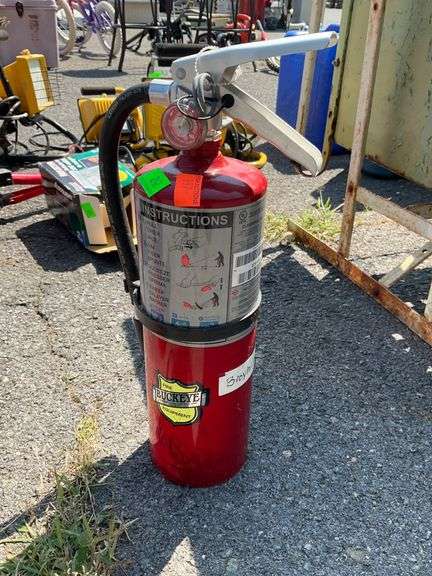 Buckeye Fire Equipment Rechargeable Dry Chemical Fire Extinguisher ...