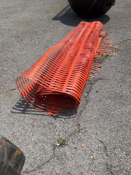 Vented Safety Fencing Roll, 48-Inch Height, Partial Roll