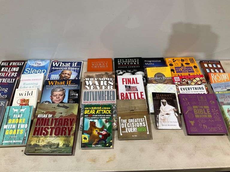 29 Hardcover and Paperback Nonfiction and Fiction Books - Hash Auctions