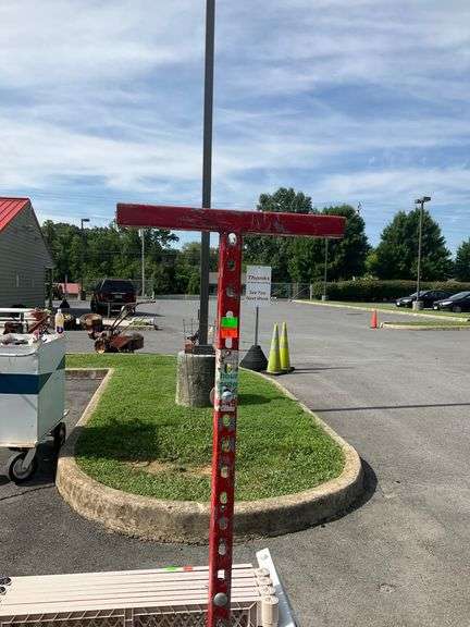 Metal Sign Holder, 69-Inch Height