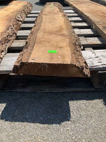 Lumber Slab with Live Edge, 2” Thick, 57” Long, 9.5” and 10” Widths