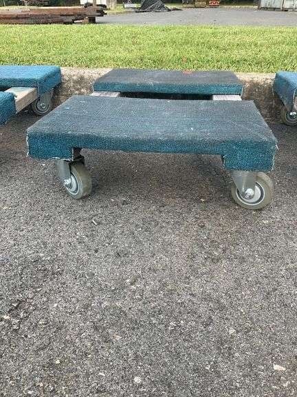 Padded Floor Dolly with Casters, 32” x 19”