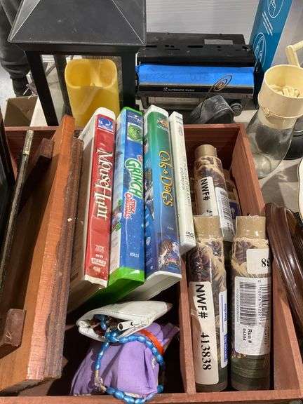 Four Boxes of Decorative Items, Tableware, Textiles, and Collectibles