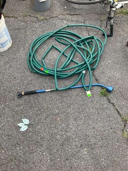 Garden Hose with Sprinkler Wand