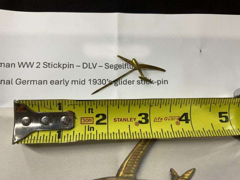 German WW2 stickpin DLV Segelflug 1930’s