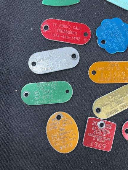 22 pet license tags