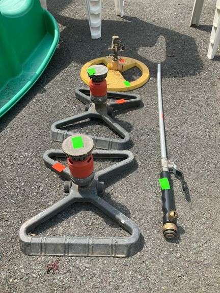 Pressure Washer Wand and Three Yard Sprinklers