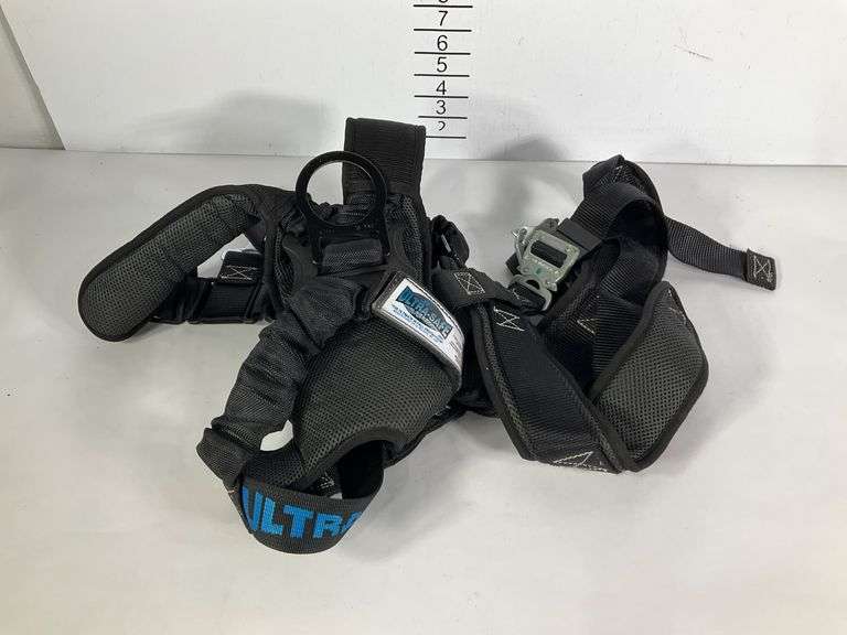 Ultra-Safe Full-Body Fall Protection Harness, Polyester/Nylon, Size SM ...