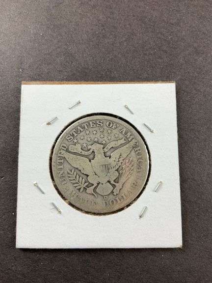 1911D barber half dollar