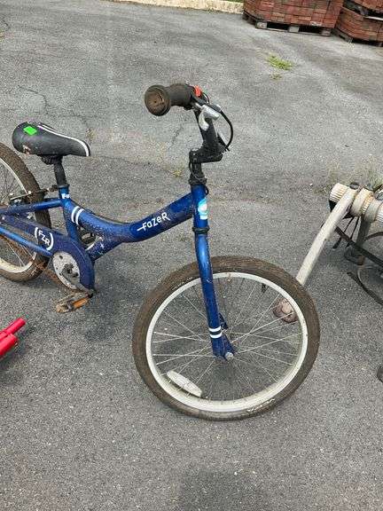 Blue Fazer Children’s Bicycle with Kickstand and Front Reflector