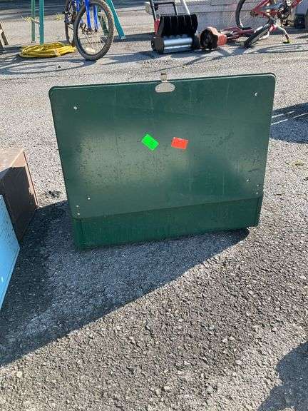 Coleman Two-Burner Stove with Green Metal Case