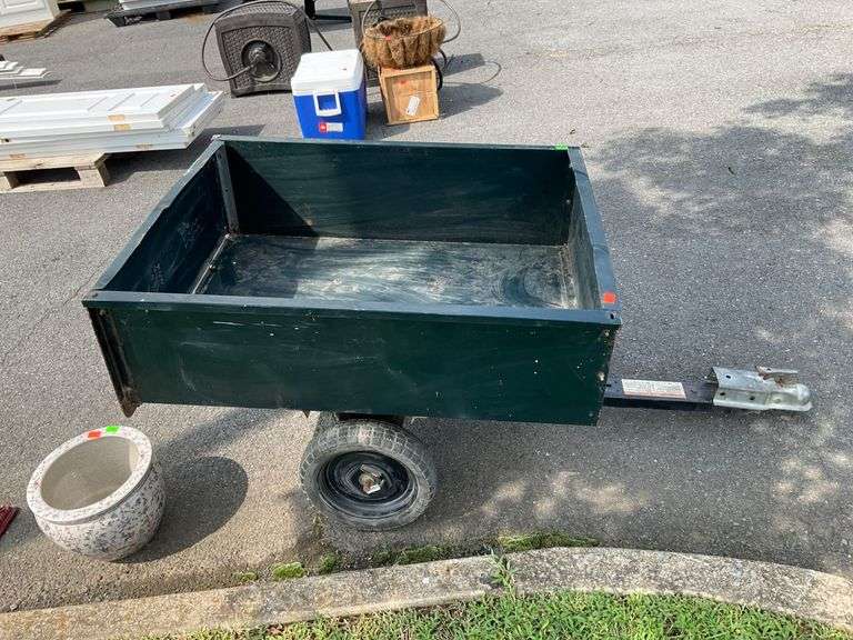 Metal Mower Utility Trailer with Hitch