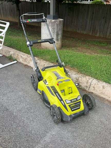 Ryobi 40V Lithium Brushless Cordless Lawn Mower, 20-Inch
