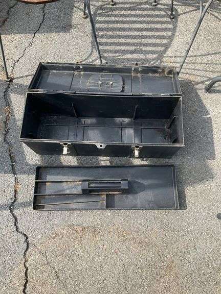 Plastic Toolbox with Metal Latches and Handle by Tuff-Box