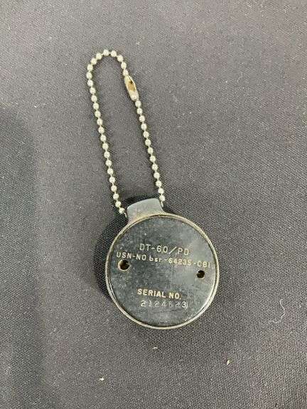 Vintage DT-60/PD US Navy personnel Dosimeter , used to measure radiation exposure