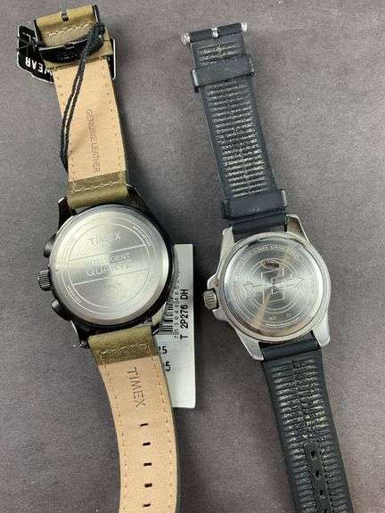 Timex Wrist Watch Expedition With White Dial And Timex Wrist Watch Intelligent, neither running