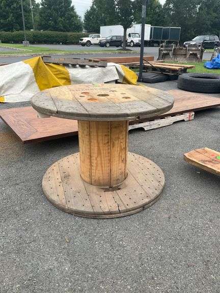 Wooden Spool, 36” Diameter x 25” Height
