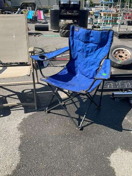 Three Outdoor Folding Chairs with Mixed Designs