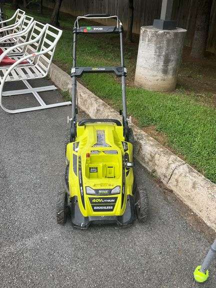 Ryobi 40V Lithium Brushless Cordless Lawn Mower, 20-Inch