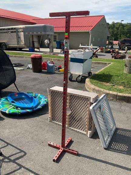 Metal Sign Holder, 69-Inch Height
