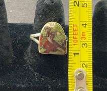 Sterling silver stone ring size 8.5