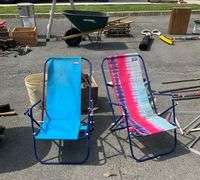 Folding Aluminum Beach Chairs with Copa Branding