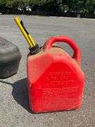 Five-Gallon Ameri-Can Fuel Can With Yellow Spout