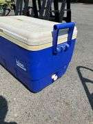 Igloo Cooler with Two Handles and Missing Strap