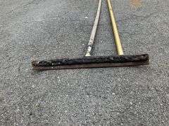 Gravel Rack and Floor Squeegee with Metal Handles